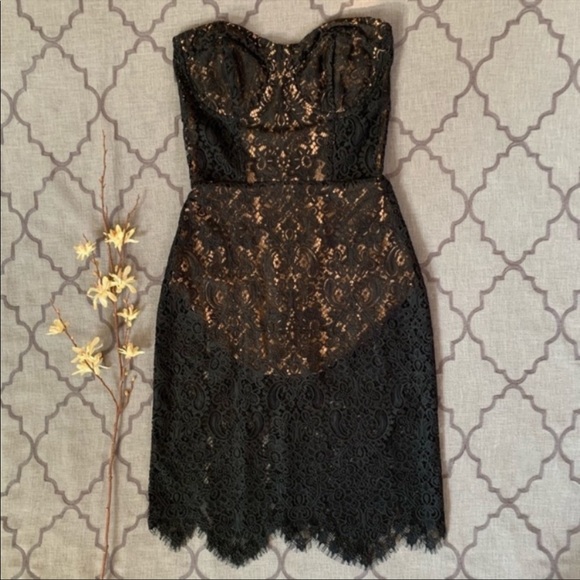 Epic For Love And Lemons Uber-Feminine & Romantic & Sexy Strapless Dress - Picture 16 of 16